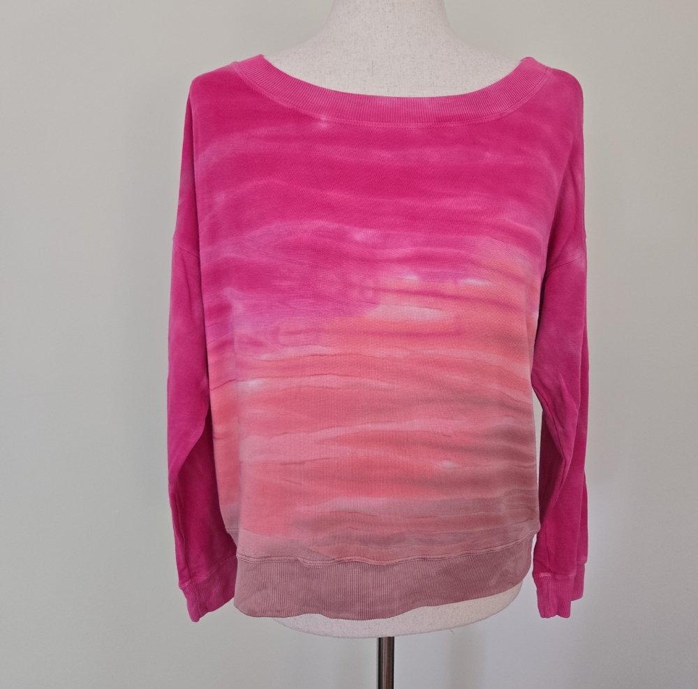 River + Sky Pink Ombre Top